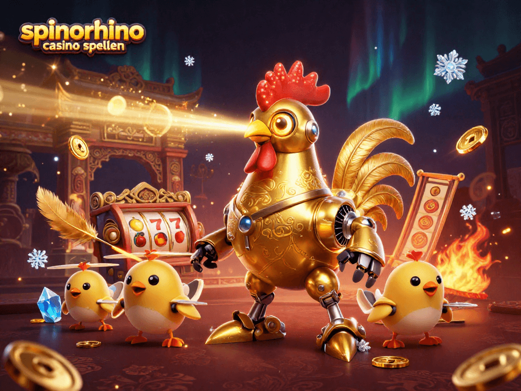 Speel spinorhino casino spellen met gouden details en dynamische spelobjecten voor een meeslepende ervaring.