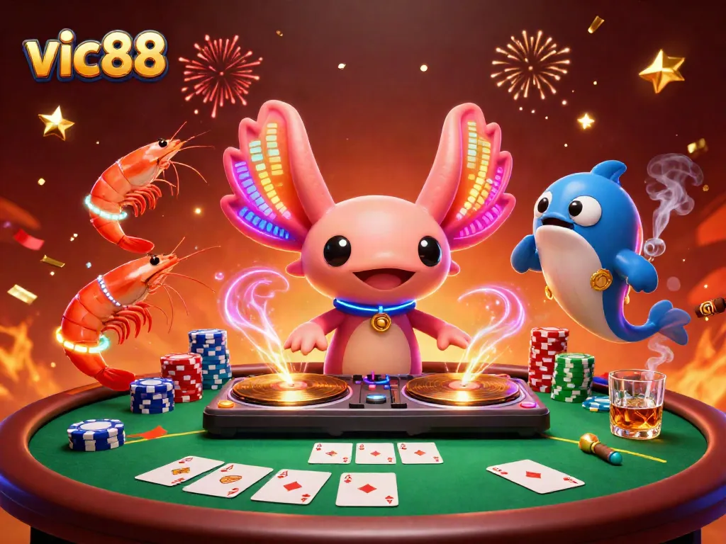 Play exciting games at vic88 with vibrant 3D gaming characters and thrilling poker elements.